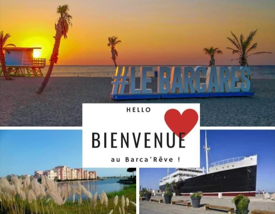 Superbe Studio Renove Avec Piscine Et Vue Marina Le Barcarès Екстериор снимка